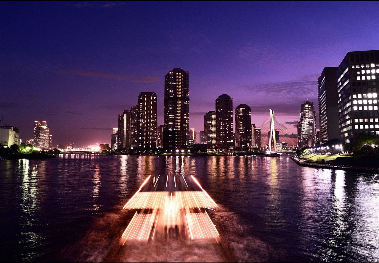Evening view of Tsukuda