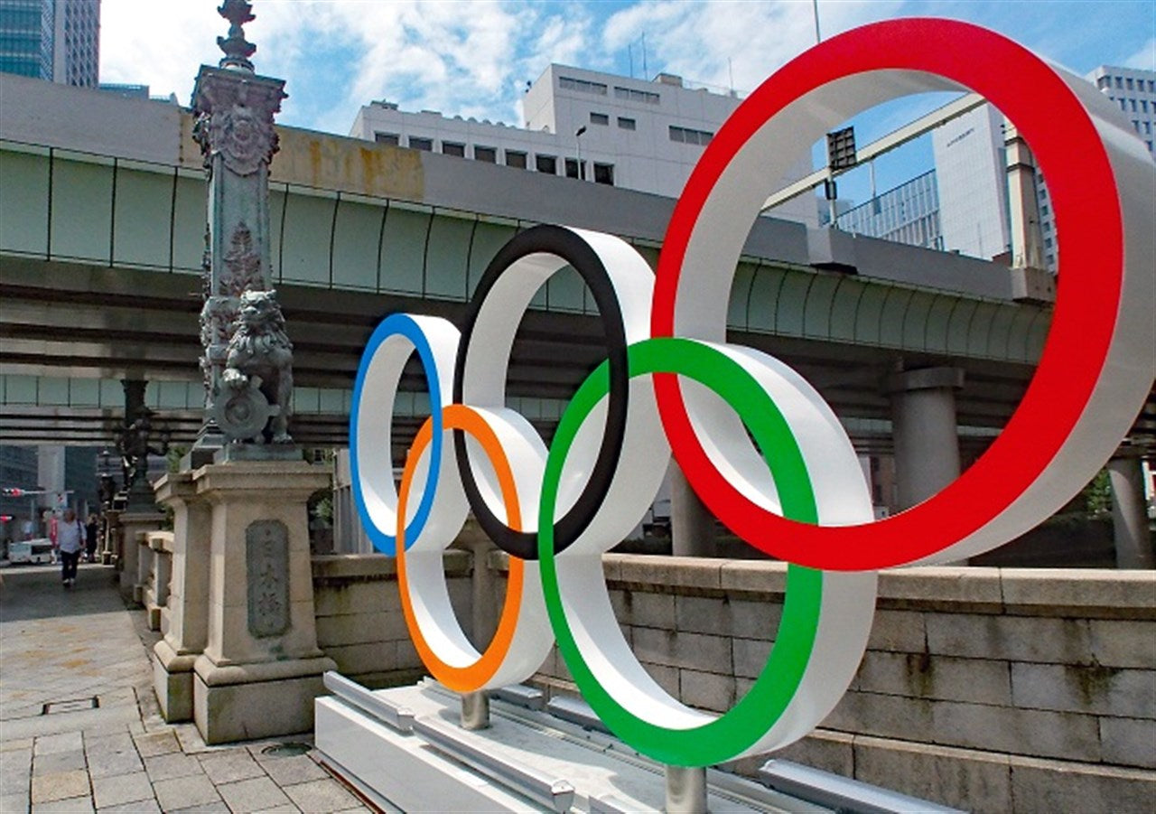 The Olympic mark goes to Nihonbashi