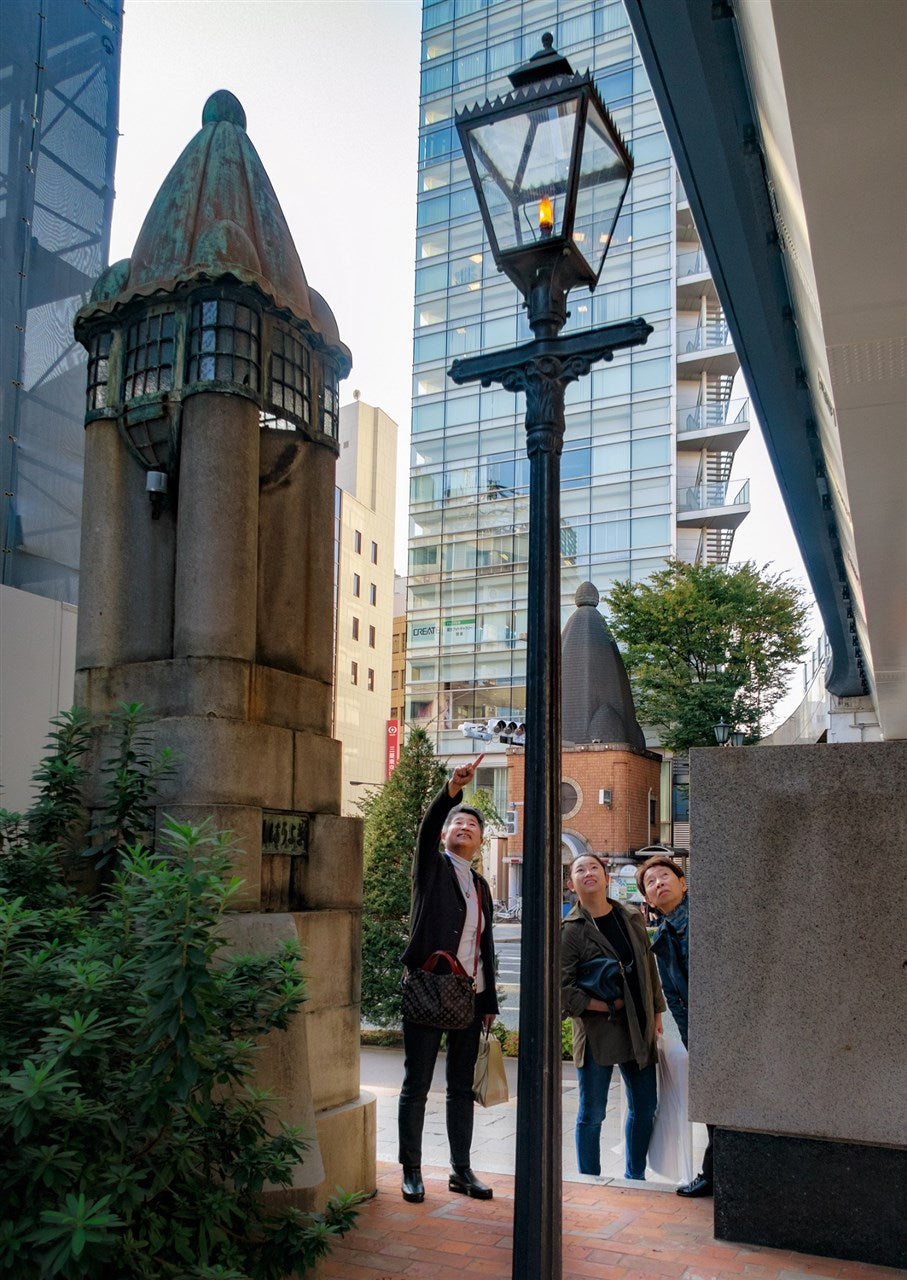 Gas lamps in Kyobashi